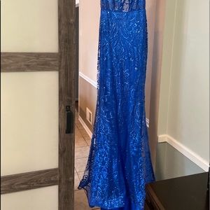 Sparkly Blue dress!!
